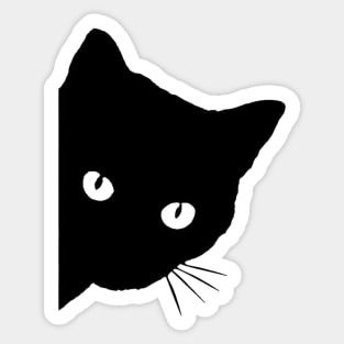 Peaking Kitty Sticker